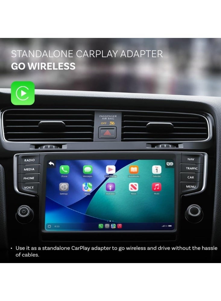 OTTOCAST Cabin Care Smart Interior Car Monitor Camera and Wireless CarPlay Adapter - High-Definition Backseat and Baby Monitor Camera, Night Vision, and 360-Degree Wide Angle - Image 5