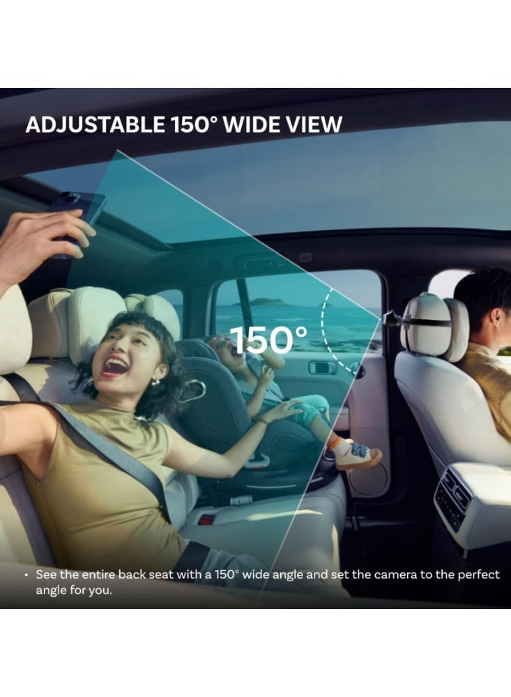 OTTOCAST Cabin Care Smart Interior Car Monitor Camera and Wireless CarPlay Adapter - High-Definition Backseat and Baby Monitor Camera, Night Vision, and 360-Degree Wide Angle - Image 4