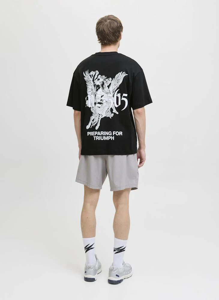 جاك اند جونز Graphic Crew Neck T-Shirt