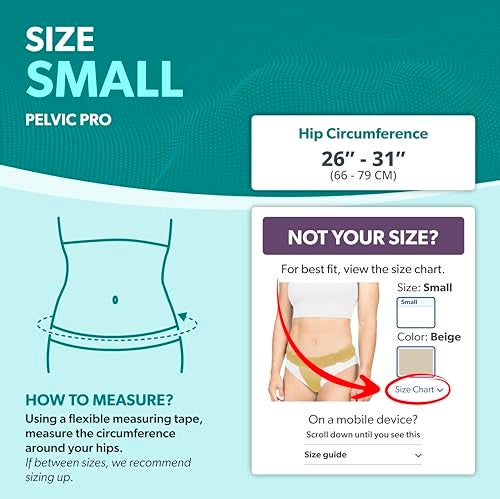 BraceAbility Pelvic Pro - Patented Prolapsed Uterus Support Belt - Women's Brace for Treating Dropped Bladder, Uterine Prolapse, Vulvar Varicosities, Postpartum and Symphysis Pubis Dysfunction (S) - Image 2