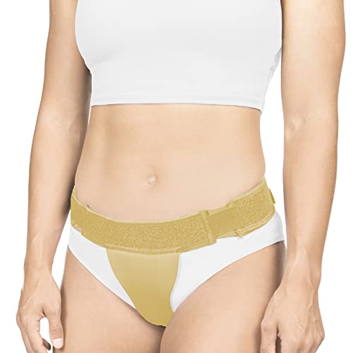 BraceAbility Pelvic Pro - Patented Prolapsed Uterus Support Belt - Women's Brace for Treating Dropped Bladder, Uterine Prolapse, Vulvar Varicosities, Postpartum and Symphysis Pubis Dysfunction (S) - Image 1