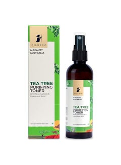 PILGRIM Pilgrim Tea Tree & 2% Niacinamide face toner for oily skin, acne & blemish prone skin | Toner for open pores tightening, pore cleansing & glowing skin | Women & Men | 100 ml  - Image 1