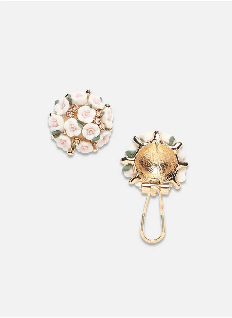 SOHI Roses Stud Earrings