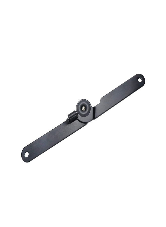 Pastlla 2 Pcs 180 Degree Rotatable Support Hinges Folding Lid Support Hinges for Furniture Cabinet Cupboard Box Jewellery Gift Door Hardware Locks Box,Black - Image 3