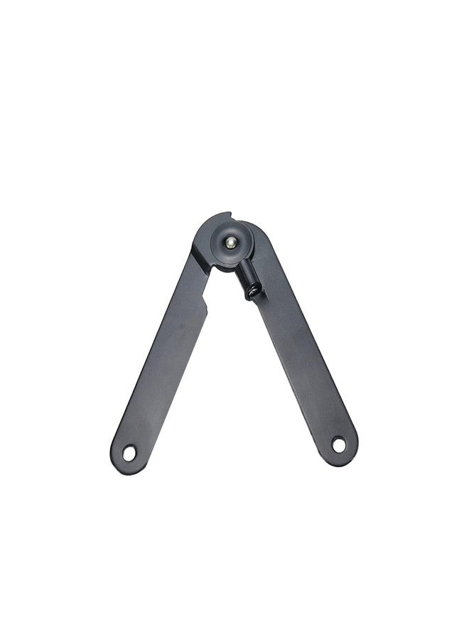 Pastlla 2 Pcs 180 Degree Rotatable Support Hinges Folding Lid Support Hinges for Furniture Cabinet Cupboard Box Jewellery Gift Door Hardware Locks Box,Black - Image 4
