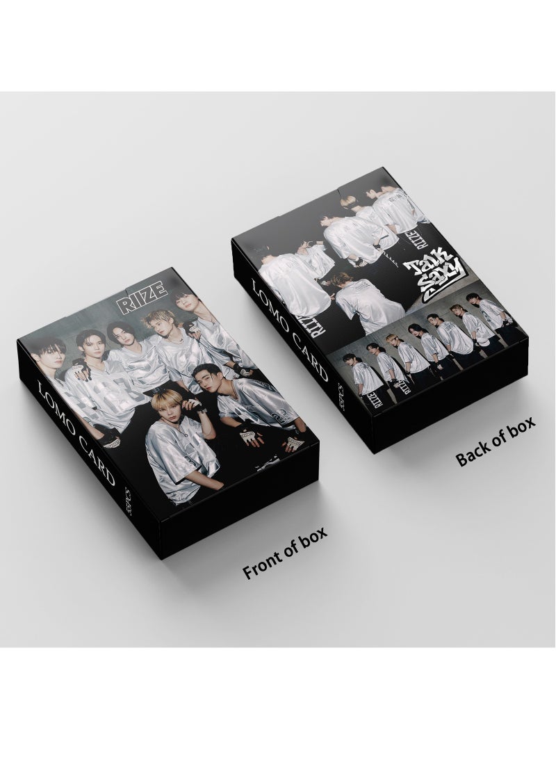 55Pcs RIIZE New Album Talk Saxy Lomo Card