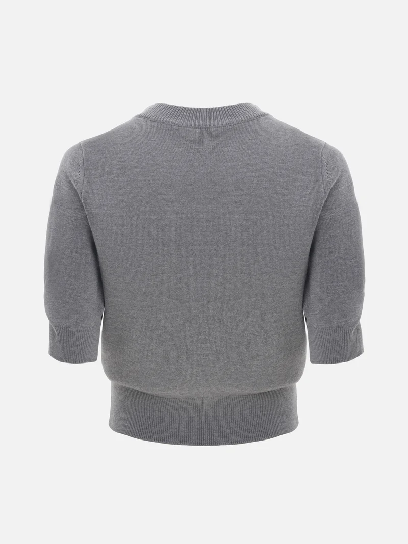 Lichi Knitted top with short sleeves
