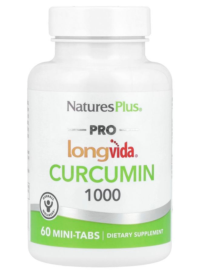 NaturesPlus برو لونفيدا® كركمين 1000 60 تاب صغير