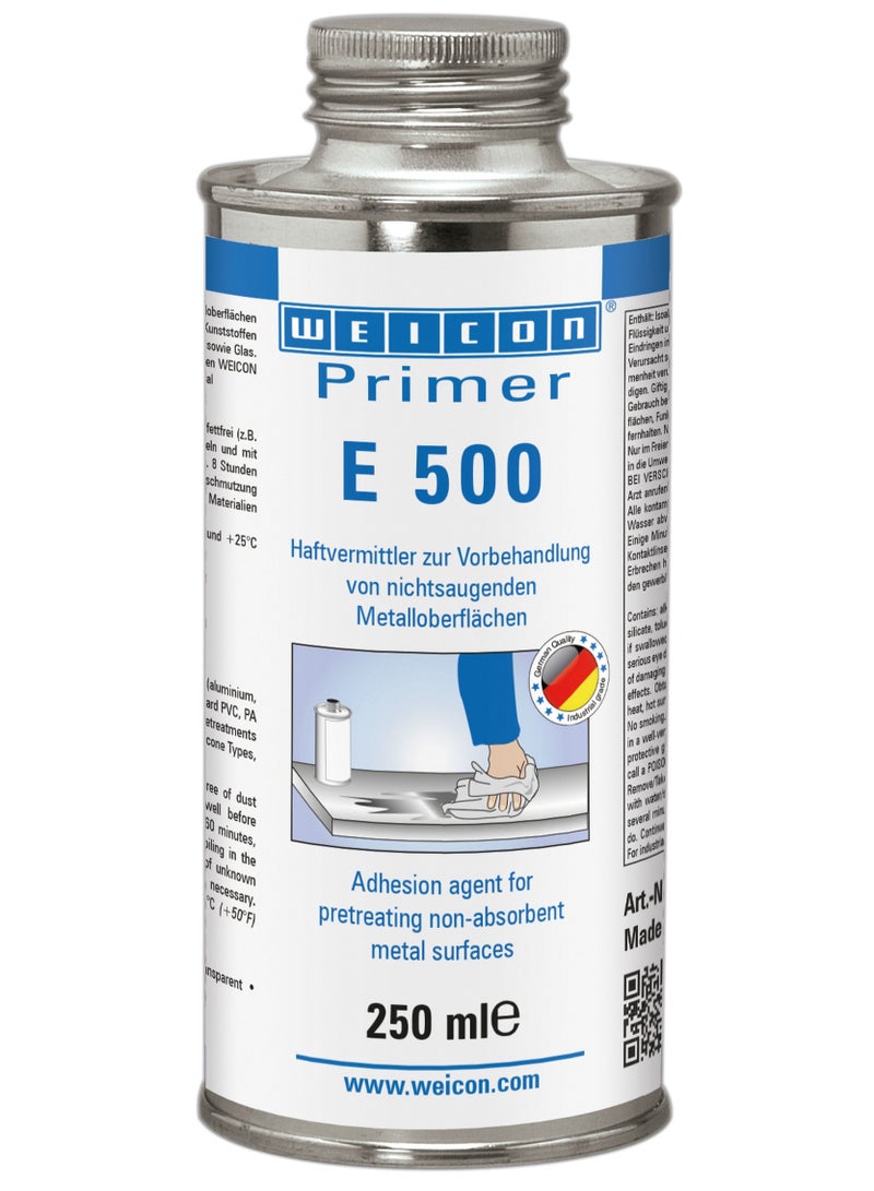 WEICON Primer E 500 | 250 ml | yellowish-transparent | Metal Surface Pretreatment