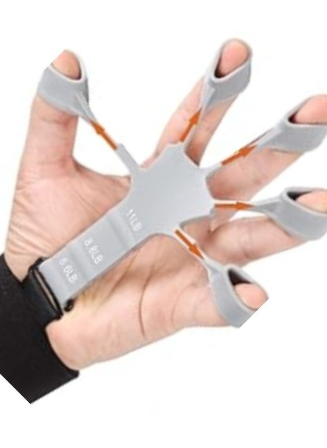 SUNIFY - Hand Grip Strengthener Adjustable Finger Exerciser and Finger Stretcher Grip Strength Trainer for Hand Therapy - Image 1