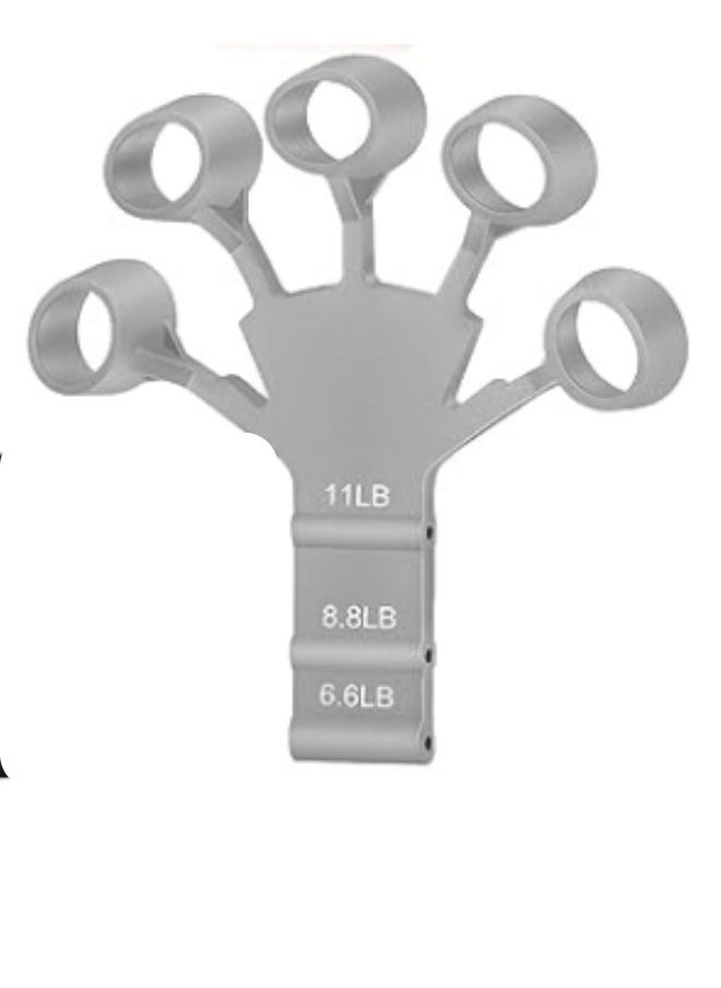 SUNIFY - Hand Grip Strengthener Adjustable Finger Exerciser and Finger Stretcher Grip Strength Trainer for Hand Therapy - Image 1