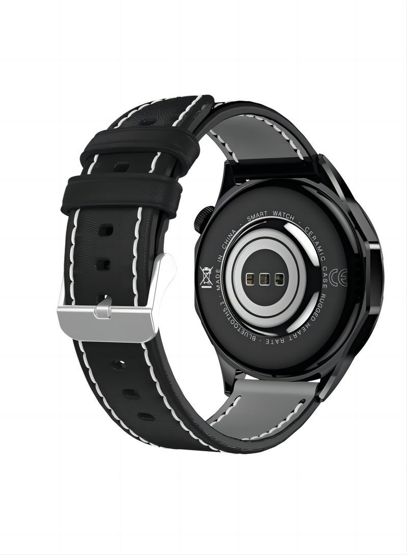 PRO Smartwatch GT4,Bluetooth Calling, Fitness Tracking, Sleep Monitoring, IP68 Waterproof - Compatible with iPhone & Android (Black) - Image 4