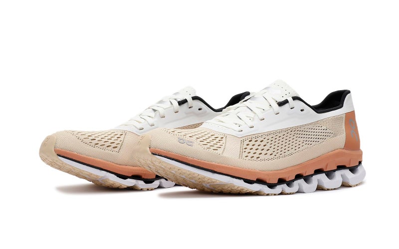 On Cloudboom 1 Women Shoes Size 7, Color: Savannah/White-Orange - Image 4