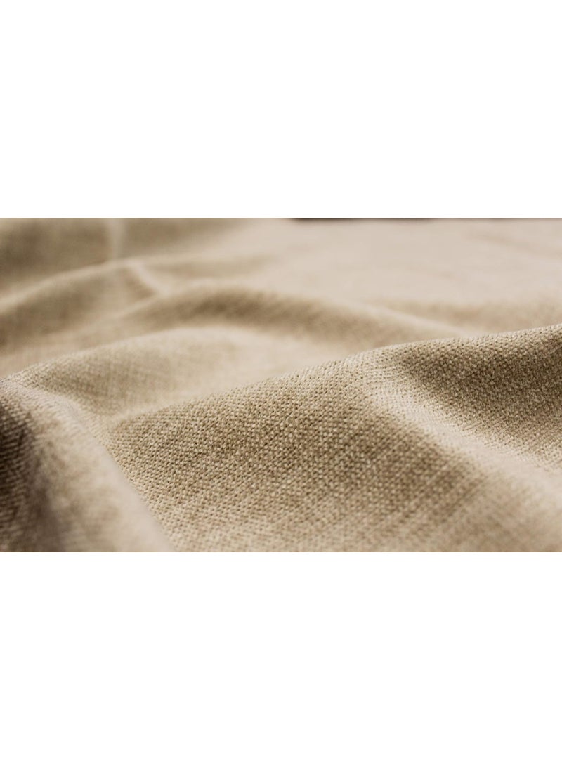 AMI CREATION AMI CREATION Chenille Textured Fabric Decorative Soft Rich Cloth with Plain Colors for Sofa Furnishing Upholstery Curtains Cushions and Craft Sand2 Meter  - Image 2