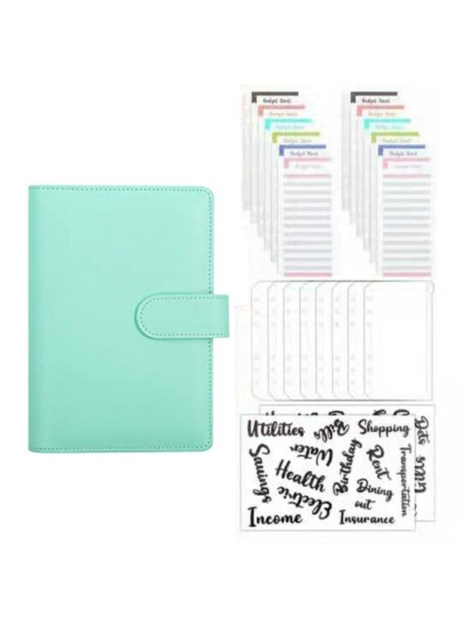 whatever Macaron Notebook Pvc Storage Bag Cash Horse Budget Card Set English Labeling Hand Book Computer - Image 1