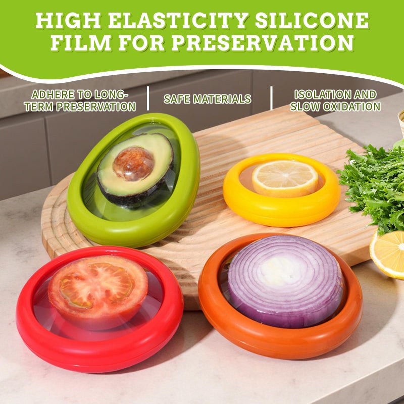MOLANLY Set of 4 Saver and Tomato Holder - Reusable Storage Containers for Fridge - Fridge Organizer Ideal for Garlic, Onions, Lemons, and Potatoes - Image 3