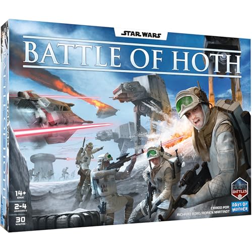 Asmodee Star Wars Battle of Hoth Board Game Command The Imperial Army or Rebel Forces in a FastPaced Miniatures Strategy Game Ages 8 24 Players 30 Minute Playtime - Image 1