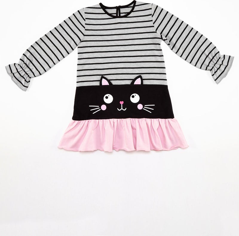 Denokids Black Cat Girl Dress  - Image 4