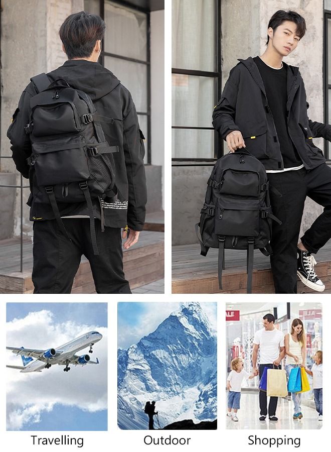 DUNISO Large Capacity Backpack Multifunction Casual Water Resistant Double Shoulder School Bag Computer Backpack Business Durable Laptops Travel Backpacks Outdoor Bags - Image 2