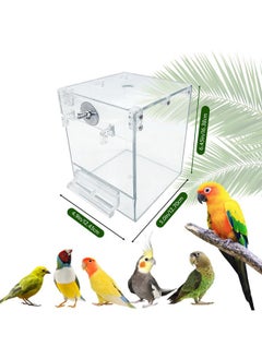 Kathson kathson Bird Bath for Cage,2 Pcs Hanging Bird Bath Box No-Leakage Parrot Shower Tub with Water Injectors Birds Bathing Accessory for Parrots Canary Lovebirds Conures Parakeets  - Image 2