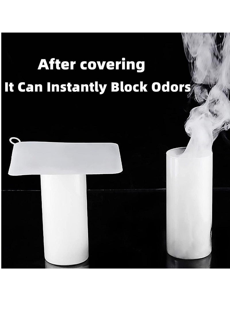 4 Pcs Tub Stopper Floor Anti-Odor Mat, Drain Cover for Shower Floor,  Kitchen Seal, for Kitchen, Laundry, Toilet and Else - Image 5