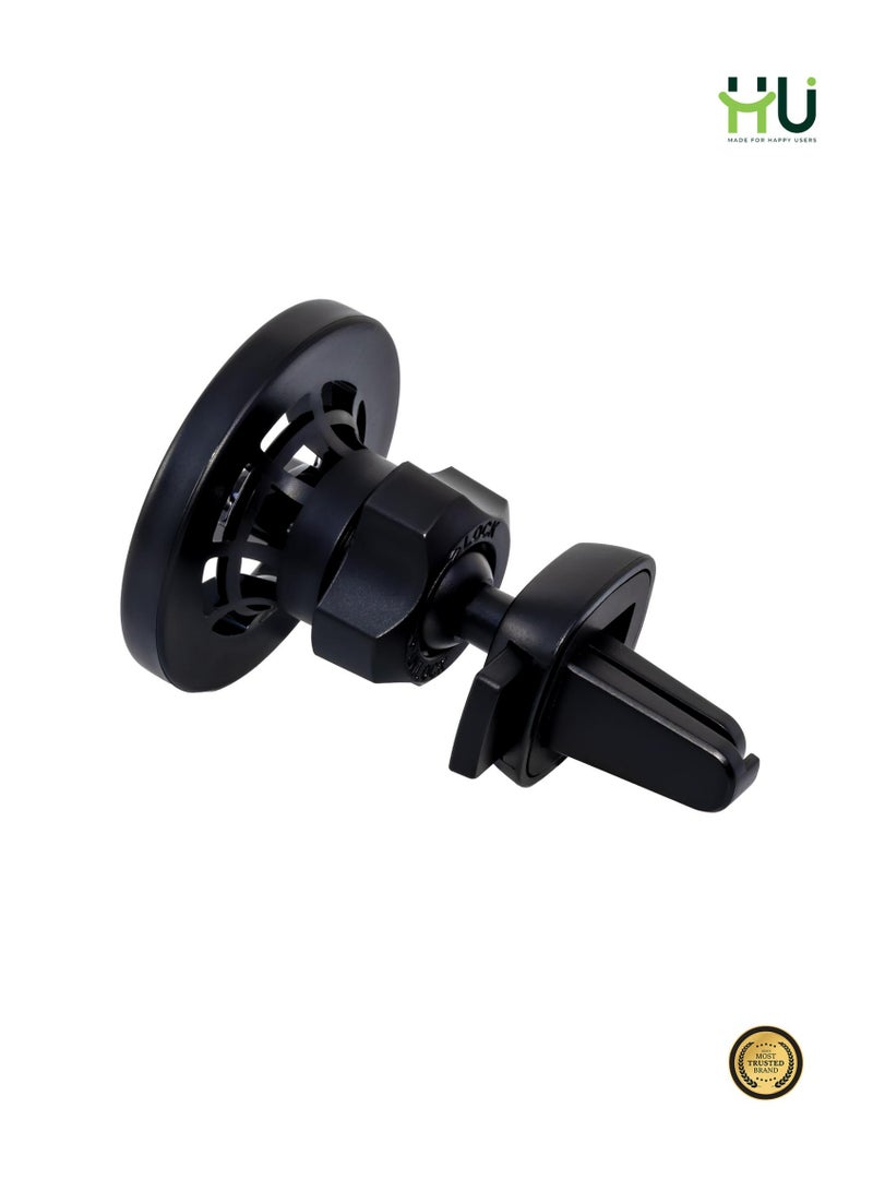 H U 360° Magnetic Car Phone Holder with Strong Suction Cup & Telescopic Arm, Universal Dashboard & Windshield Mount for iPhone & Smartphones - Image 4