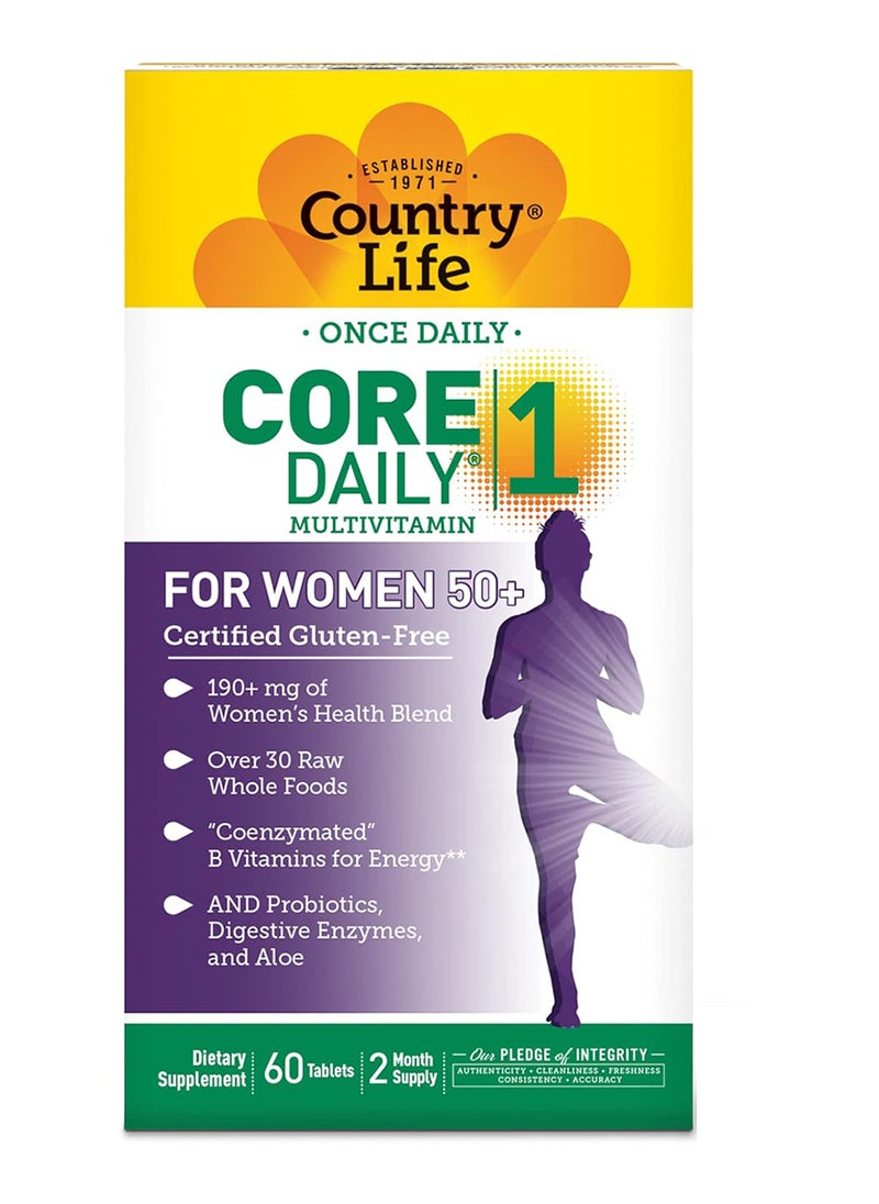 كانتري لايف أقراص Core Daily1 للنساء فوق سن 50، 60 قرصًا  - Image 4