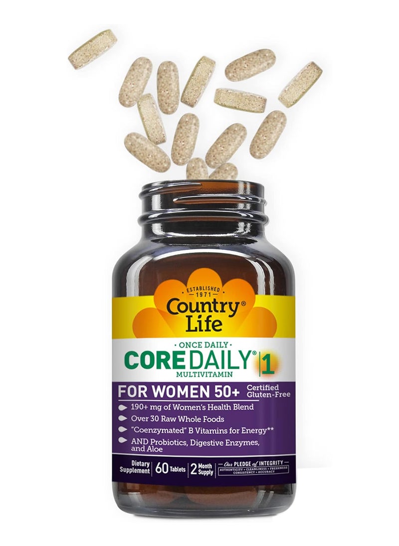 كانتري لايف أقراص Core Daily1 للنساء فوق سن 50، 60 قرصًا  - Image 3