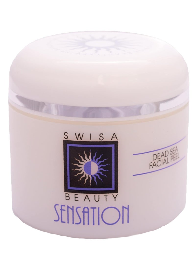 Swisa Beauty Sensation - Dead Sea Facial Peel  SpaQuality Facial Peel  Softens and Enhances Skin Tone While Peeling The Skin Efficiently and Effortlessly - Image 1