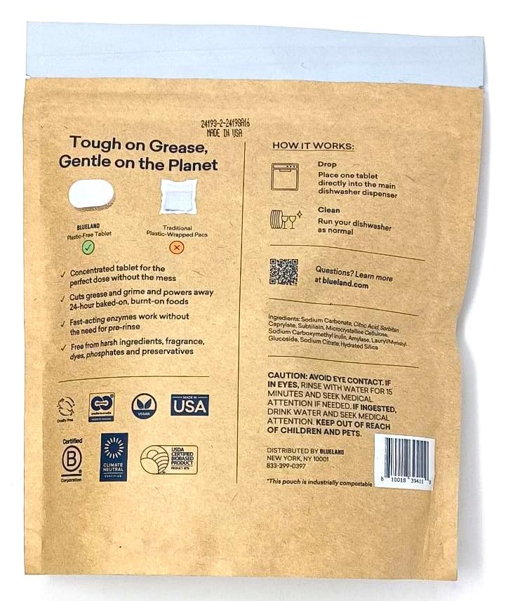 Blueland Dishwasher Detergent Tablets 110 Count. Fragrance-free. - Image 2