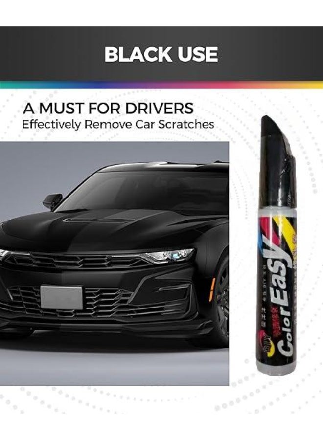 إصلاح الخدش الطلاء السيارة,ملحقات السيارات لمس الطلاء للسيارات,لمس الطلاء القلم,إصلاح الخدش السيارة,السيارة لمس الطلاء,إصلاح رقاقة الطلاء,تلمس الطلاء للسيارات المختلفة لإصلاح الخدش (الأسود) - Image 2