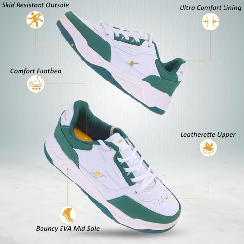 Sparx Sports Shoe SM-970 Green for Kids - Image 4