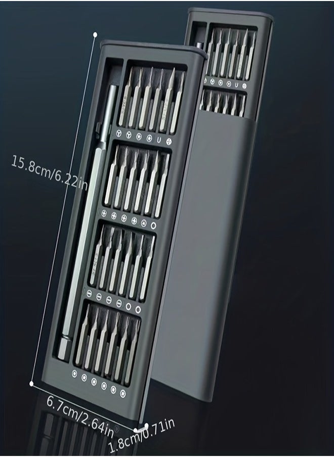 Generic 24 in 1 Phillips screwdriver tool set for dismantling mobile phones and computers, multifunctional repair batch head  - Image 3