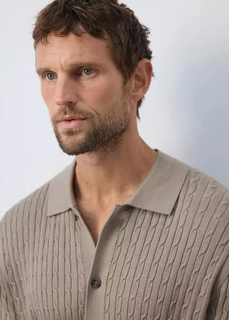 Mango Man  Knitted Braided Cardigan for Men | Best Price UAE