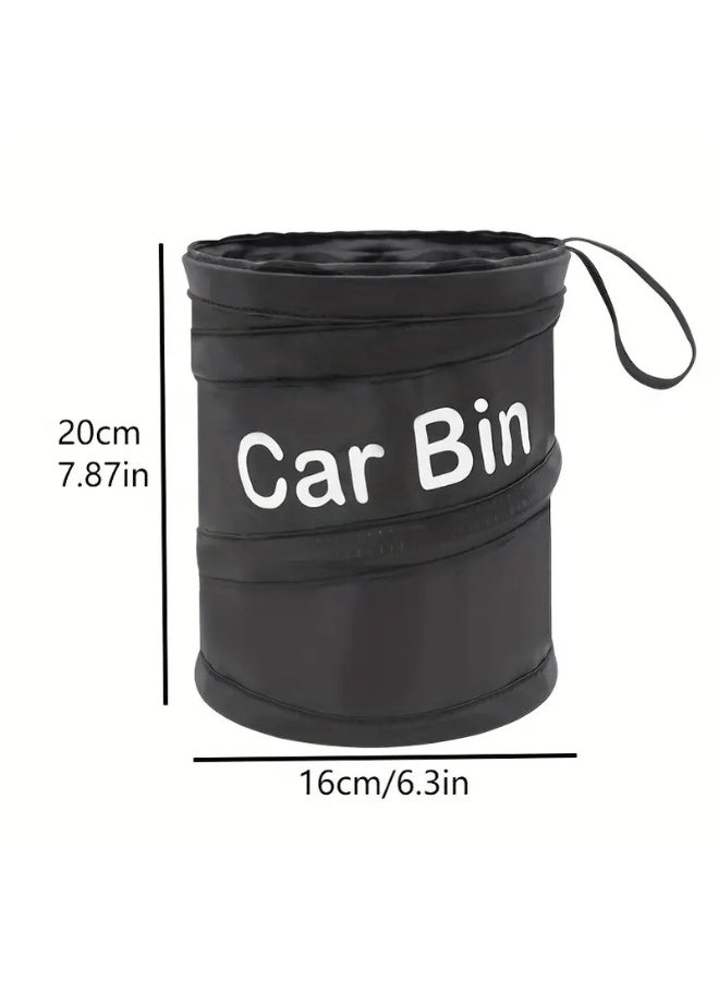 زيفانا سلة مهملات قابلة للطي للسيارة سلة مهملات للسيارة حاوية قمامة حقيبة تخزين - Image 4