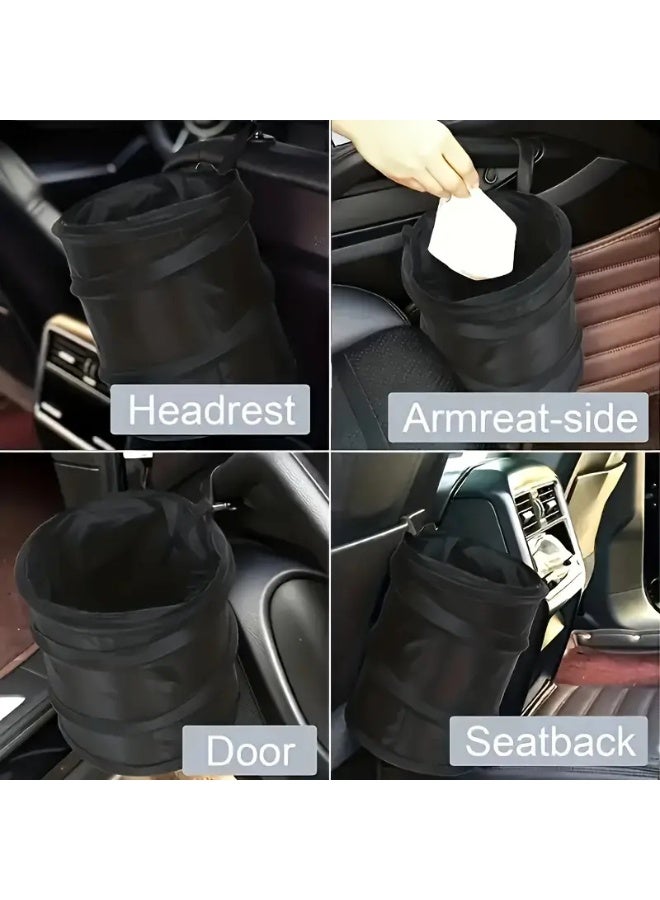 زيفانا سلة مهملات قابلة للطي للسيارة سلة مهملات للسيارة حاوية قمامة حقيبة تخزين - Image 3