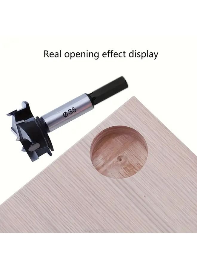 عدة النجارة السوداء أداة قطع المفصلة مثقاب المنشار ثاقب راوتر فولاذ متين - Image 1