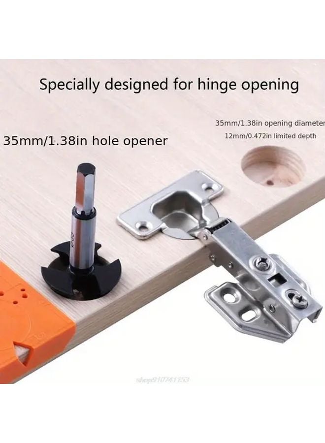 عدة النجارة السوداء أداة قطع المفصلة مثقاب المنشار ثاقب راوتر فولاذ متين - Image 5