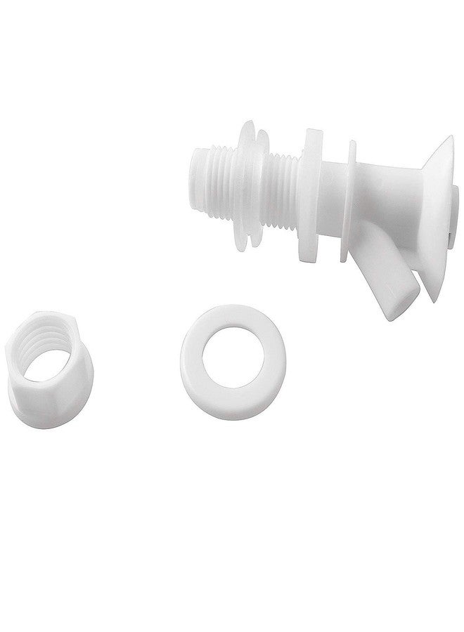 Longdex Water Cooler Spigot White 45 Degree Plastic Water Cooler Faucet for Rubbermaid Gott Cooler Valve - Image 3