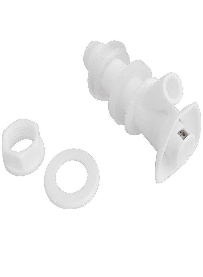 Longdex Water Cooler Spigot White 45 Degree Plastic Water Cooler Faucet for Rubbermaid Gott Cooler Valve - Image 2