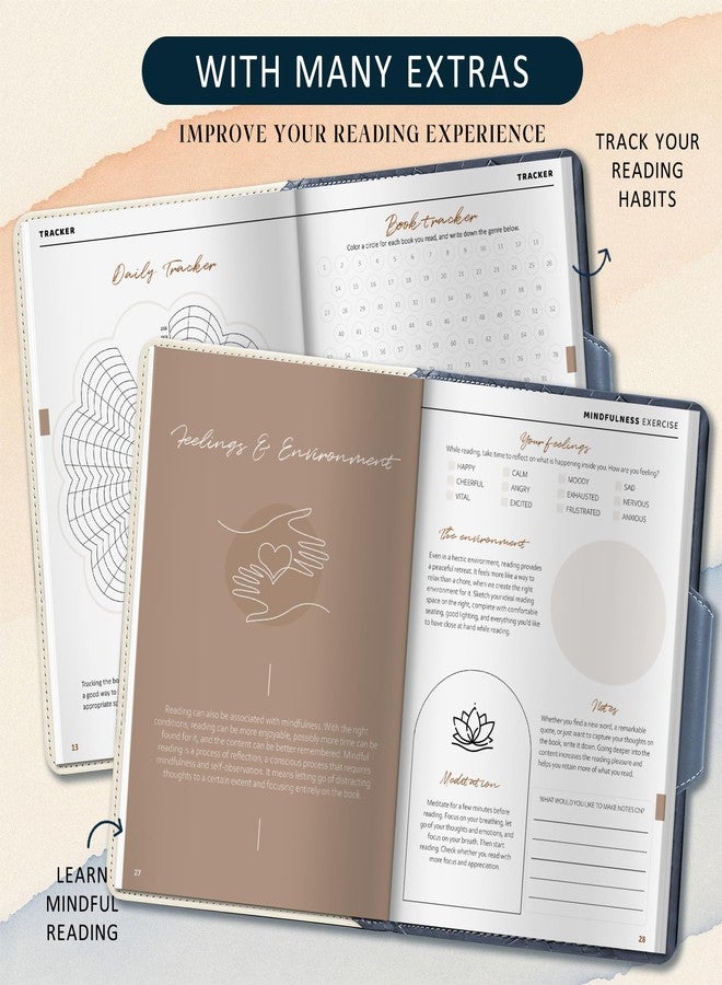 BIROYAL Reading Journal with 52 Reviews & Progress Tracking - Book Journal Reading Log 176 Pages - A5 Hardcover Reading Tracker Journal - Gift for Book Lovers & Readers - Keeping Notes on Your Favorite Books - Image 5