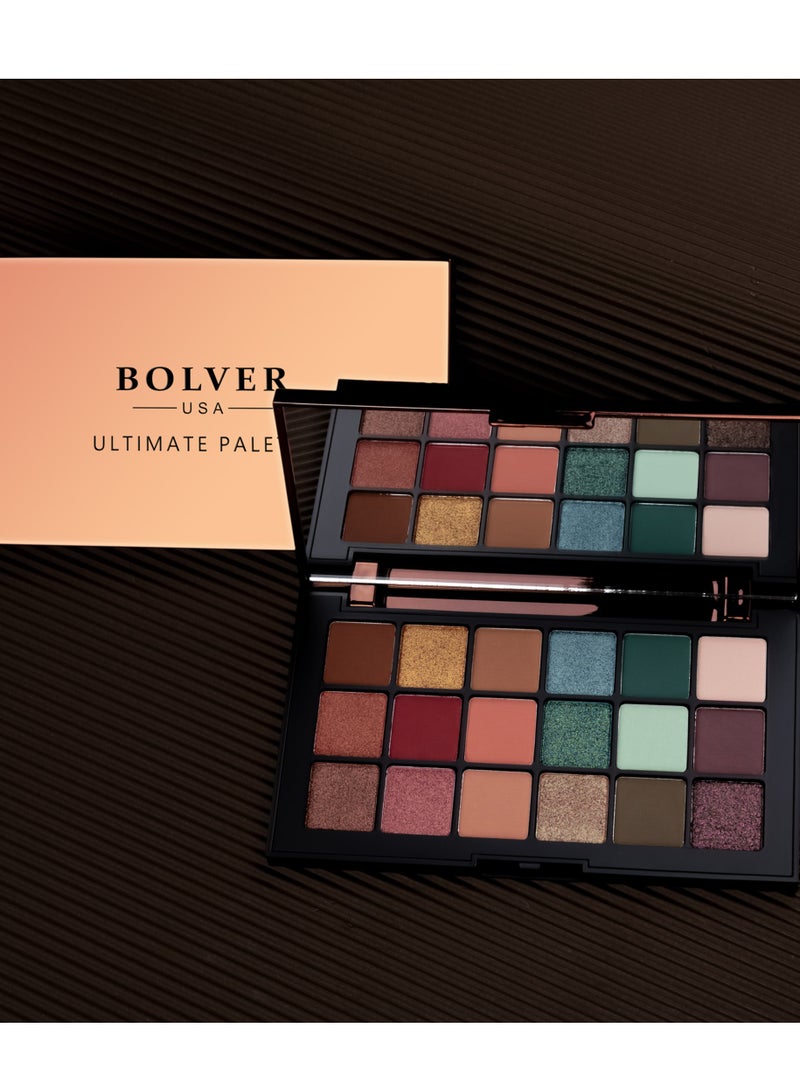 BOLVER Eyeshadow Palette in 18 Shades – E07 - Image 3