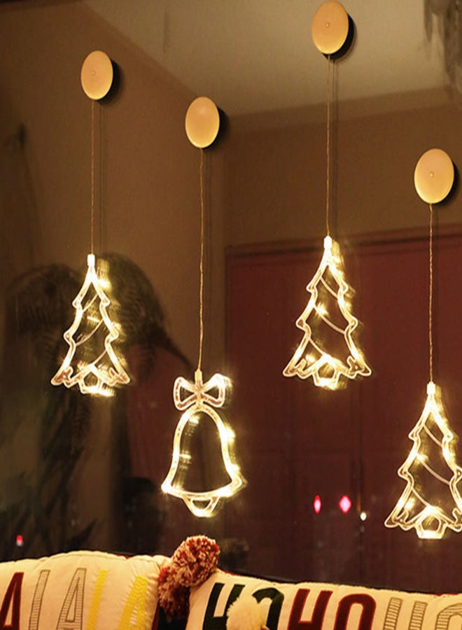 ماركة غير محددة سلسلة أضواء LED خرافية معلقة، مصباح ستارة، أوضاع سطوع ثابتة بتصميم Elk، مقاومة للماء IP42، 3 خلايا AAA تعمل لعيد الميلاد والكريسماس، غرفة المعيشة، غرفة النوم، الحفلات، الديكور اليومي، الزفاف  - Image 5