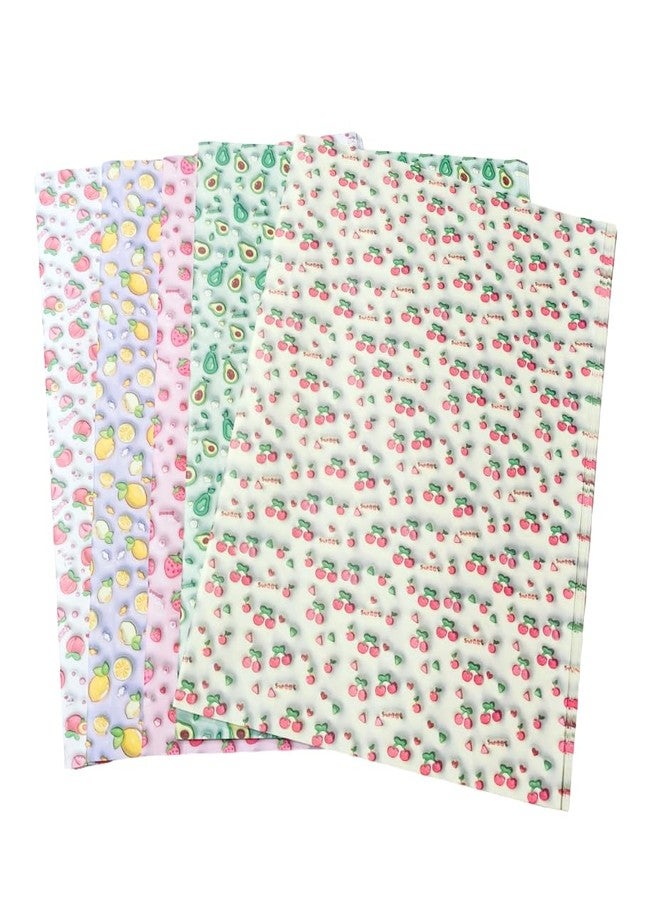 3A Featuretail Gift Wrapping Paper, 3D Effect Gifts Wrap (Mix Design, Size - 40 CM x 50 CM), Return Gift Wrapper, Premium Gift Paper Sheets (Pack of 8 Gift Covers, Multicolour Fruit Designs) - Image 2