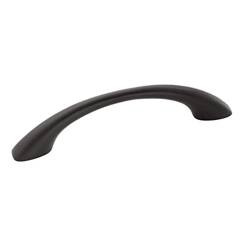 Amerock | Cabinet Pull | Matte Black | 3-3/4 inch (96 mm) Center to Center | Vaile | 1 Pack | Drawer Pull | Drawer Handle | Cabinet Hardware - Image 1