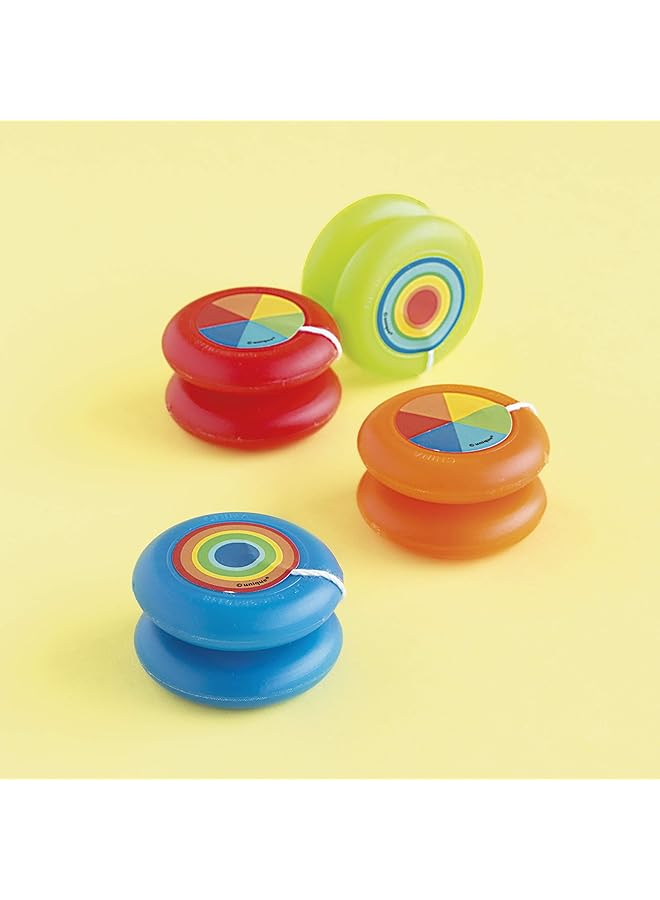 Unique Plastic Yoyo 4 Pieces Multicolor - Image 3
