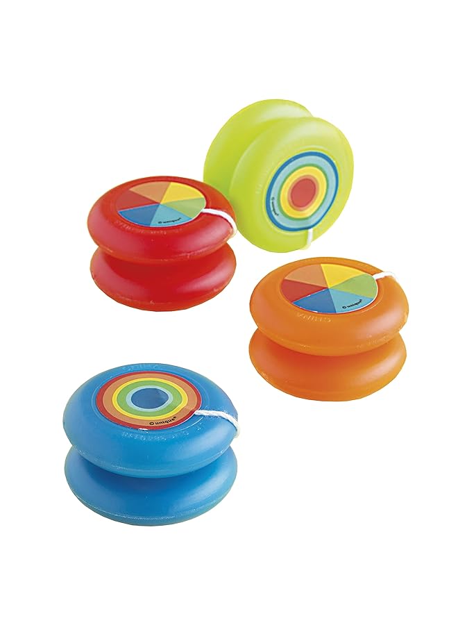 Unique Plastic Yoyo 4 Pieces Multicolor - Image 1
