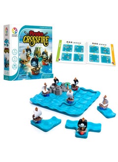 SmartGames SmartGames Pirates Crossfire Board Game with 80 Challenges and 4 Playing Modes for Ages 7 - Adult  - Image 1