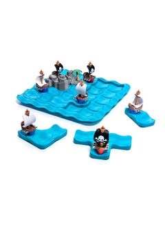 SmartGames SmartGames Pirates Crossfire Board Game with 80 Challenges and 4 Playing Modes for Ages 7 - Adult  - Image 3
