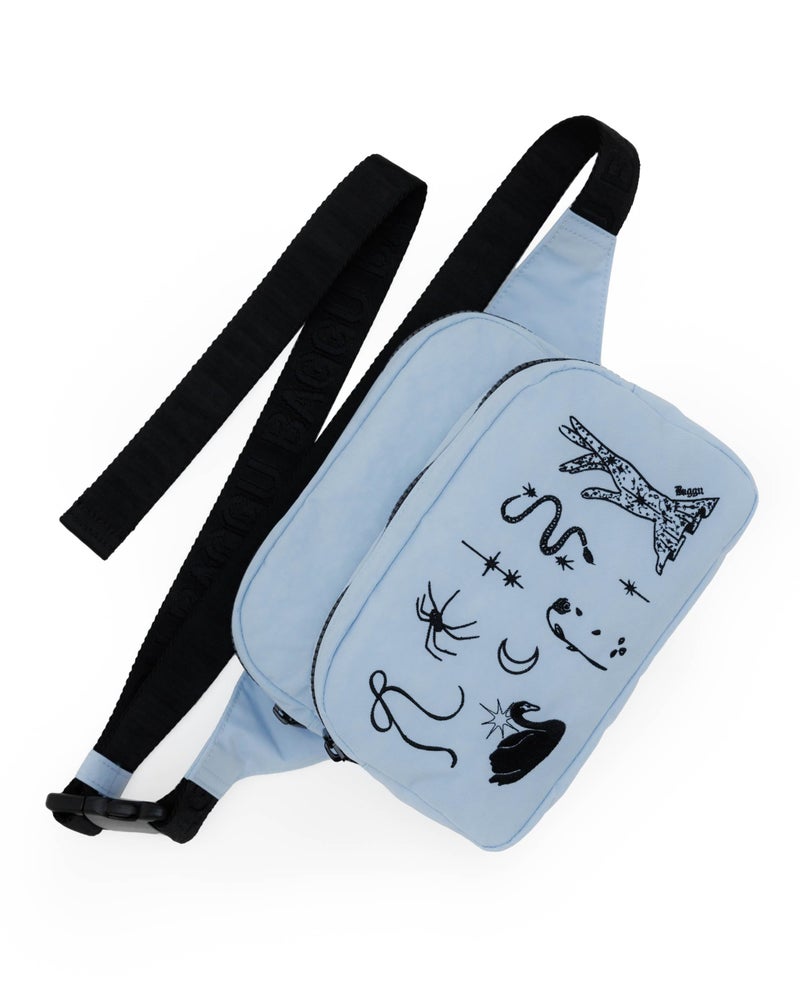 BAGGU Fanny Pack - Embroidered Ballet Icons - Image 1